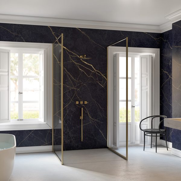 Robinet Design Bruma Royale, finition Sunrise.